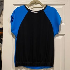 DVF short sleeve blouse
